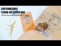 کیسه غذای ایستاده فویل آلومینیومی کیسه مهر و موم سه طرفه