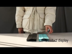 کیسه ایستاده شفاف با زیپ بسته بندی فویل آلومینیومی قهوه پروتئین وی