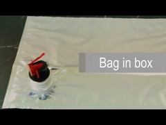 شیر چاپ لوگوی سفارشی کیسه شراب پرکننده مایع 2 لیتری 3 لیتری در بسته بندی جعبه