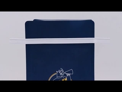 بسته بندی مواد غذایی قابل آب بندی مجدد زیست تخریب پذیر با کیسه ایستاده کاغذ کرافت پنجره ای