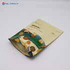 Custom Size Laminated Plastic Bags Flat Stand Up Pouch Pet Food Packaging Bag